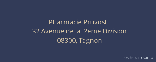 Pharmacie Pruvost