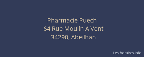 Pharmacie Puech