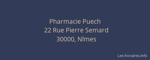 Pharmacie Puech