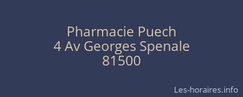 Pharmacie Puech