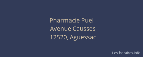 Pharmacie Puel