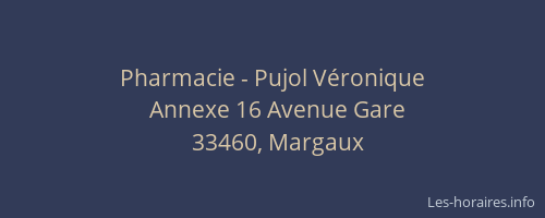 Pharmacie - Pujol Véronique
