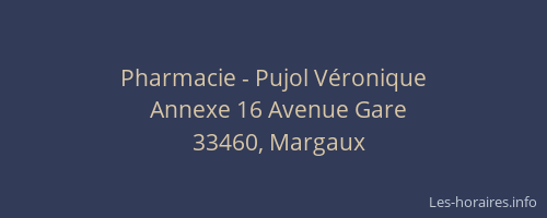 Pharmacie - Pujol V&eacute;ronique