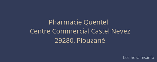 Pharmacie Quentel