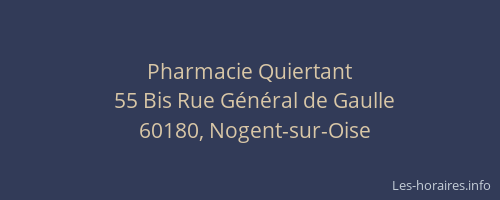 Pharmacie Quiertant