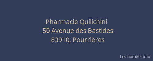 Pharmacie Quilichini