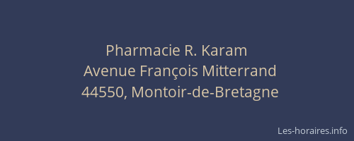 Pharmacie R. Karam