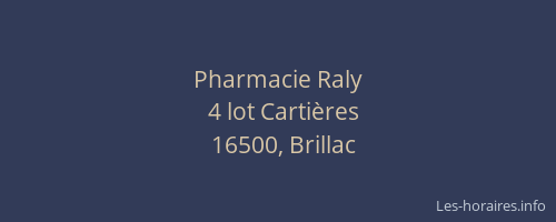 Pharmacie Raly