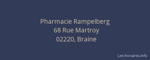 Pharmacie Rampelberg