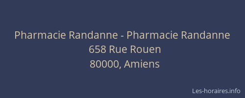 Pharmacie Randanne - Pharmacie Randanne
