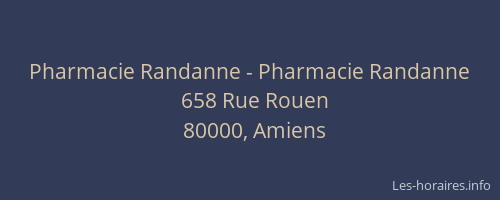 Pharmacie Randanne - Pharmacie Randanne
