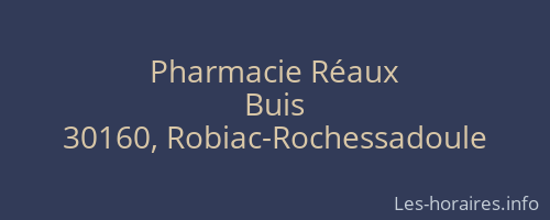 Pharmacie Réaux