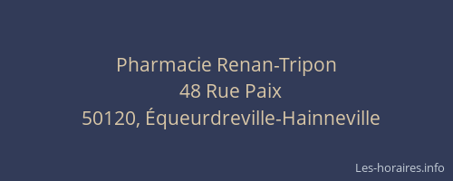 Pharmacie Renan-Tripon