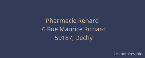Pharmacie Renard