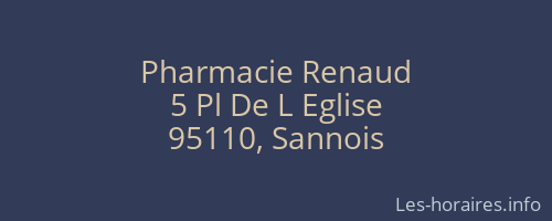 Pharmacie Renaud