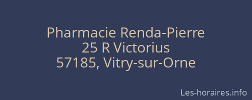 Pharmacie Renda-Pierre