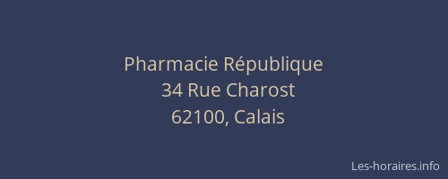 Pharmacie République