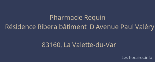 Pharmacie Requin