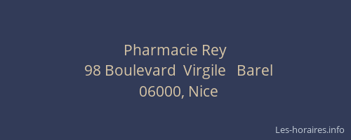 Pharmacie Rey