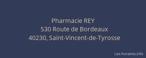 Pharmacie REY
