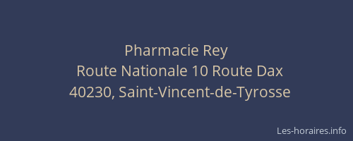 Pharmacie Rey