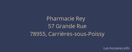 Pharmacie Rey