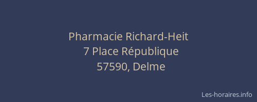 Pharmacie Richard-Heit