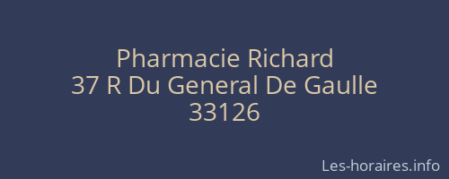 Pharmacie Richard