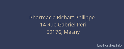 Pharmacie Richart Philippe