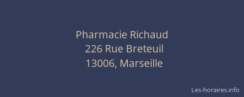Pharmacie Richaud