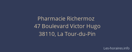 Pharmacie Richermoz