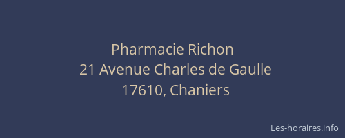 Pharmacie Richon