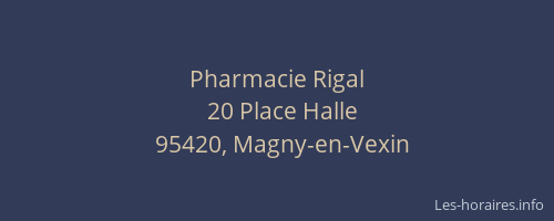 Pharmacie Rigal