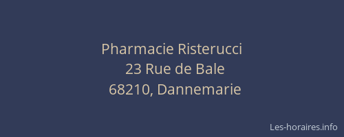 Pharmacie Risterucci