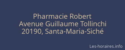 Pharmacie Robert