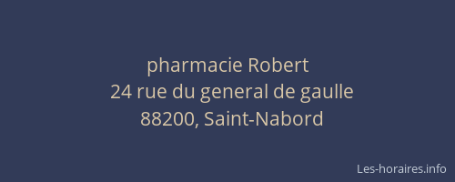 pharmacie Robert