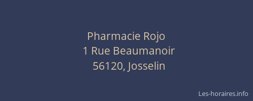 Pharmacie Rojo