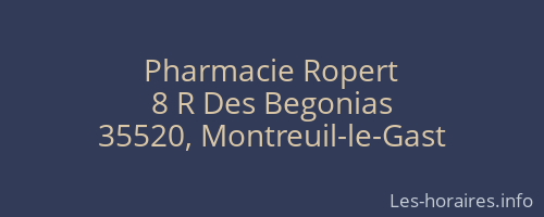 Pharmacie Ropert