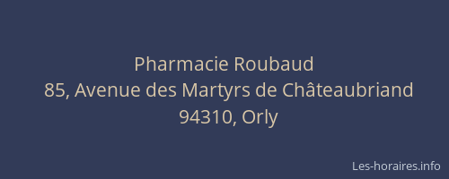 Pharmacie Roubaud