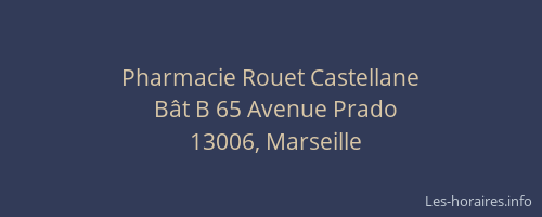 Pharmacie Rouet Castellane