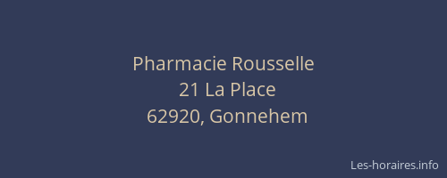 Pharmacie Rousselle