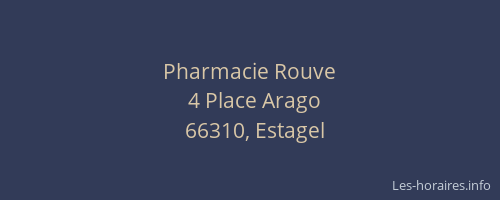 Pharmacie Rouve