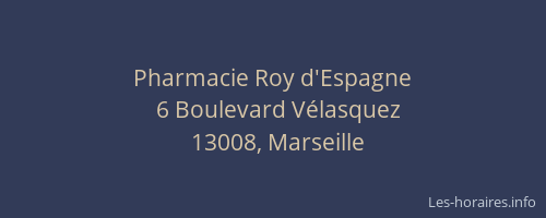 Pharmacie Roy d'Espagne