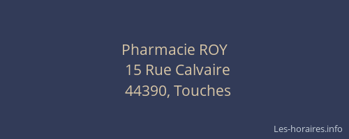 Pharmacie ROY
