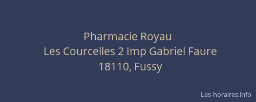 Pharmacie Royau