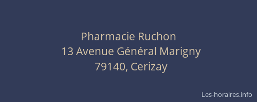 Pharmacie Ruchon