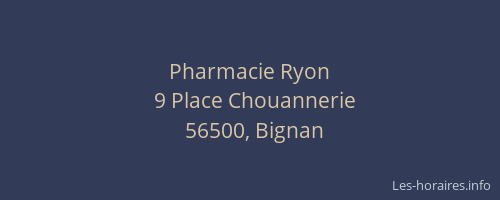 Pharmacie Ryon