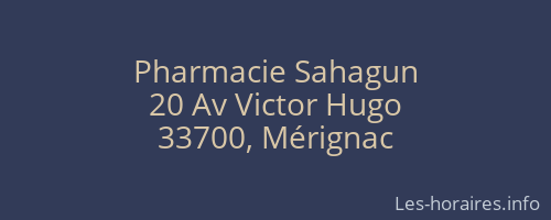 Pharmacie Sahagun