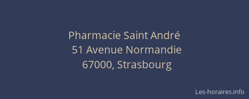 Pharmacie Saint André