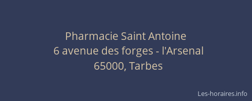 Pharmacie Saint Antoine